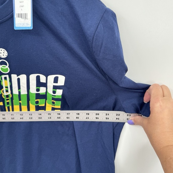 Prince Pickleball T-Shirt Mens L Unisex Navy Blue Short Sleeve Crewneck Athletic - Picture 6 of 7